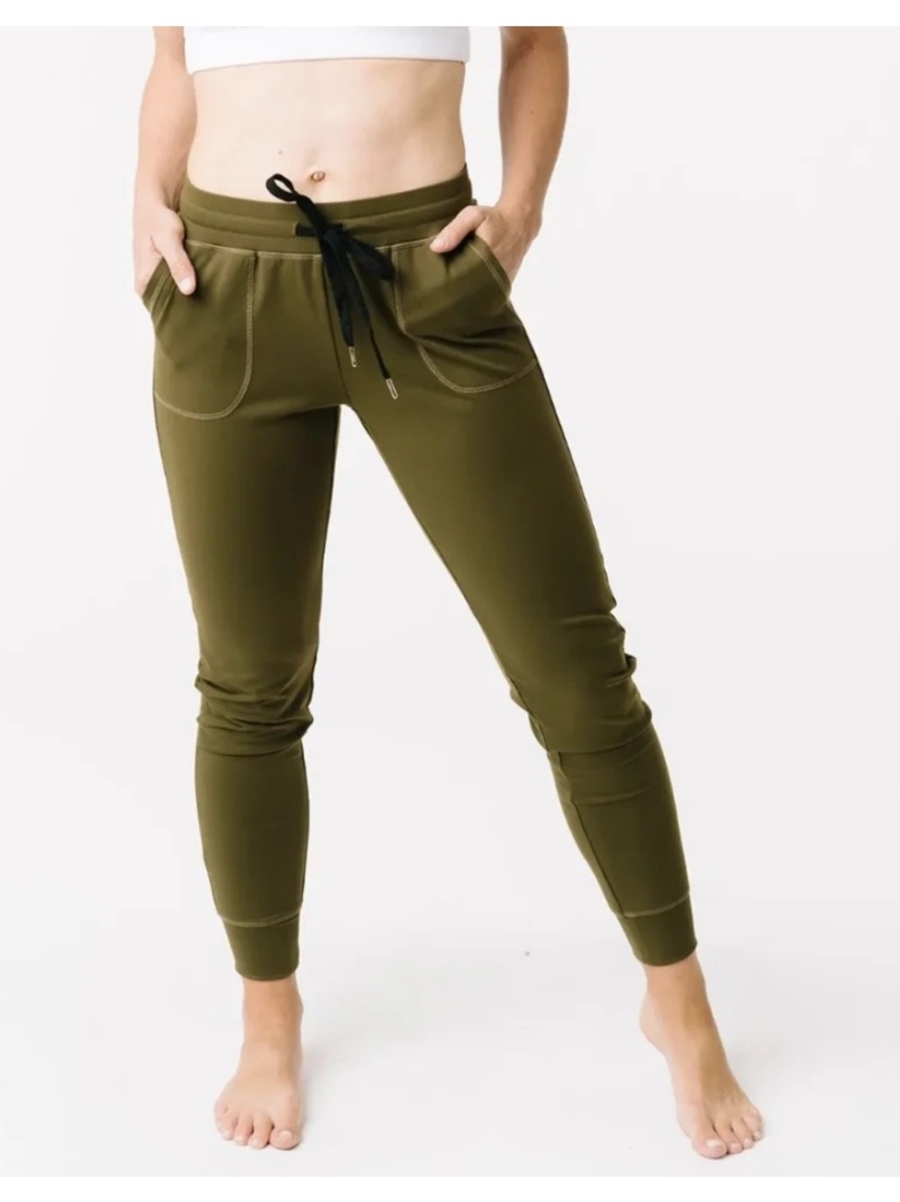 Zyia Olive Unwind Joggers